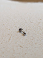Triple Floral Stud Piercing Surgical Steel (1pc)