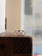 Gridline 925 Silver Ring