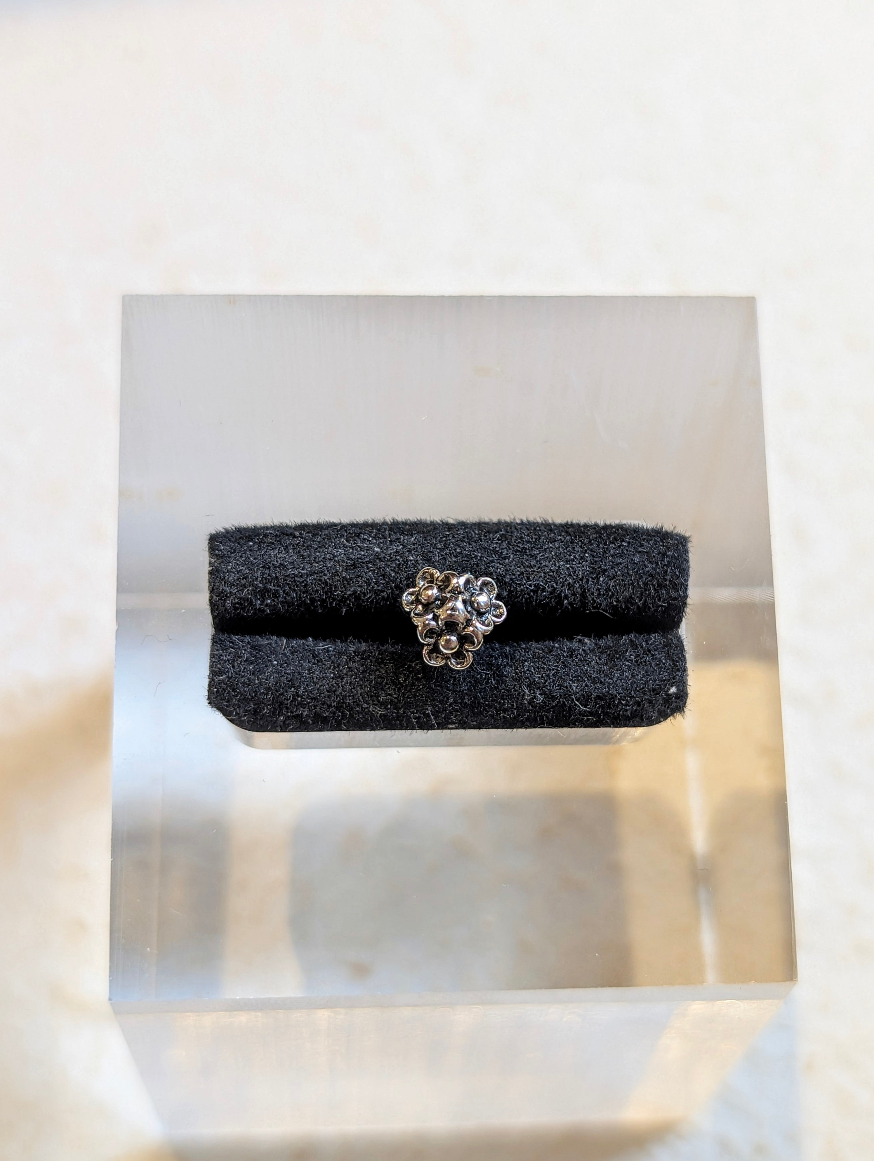 Triple Floral Stud Piercing Surgical Steel (1pc)