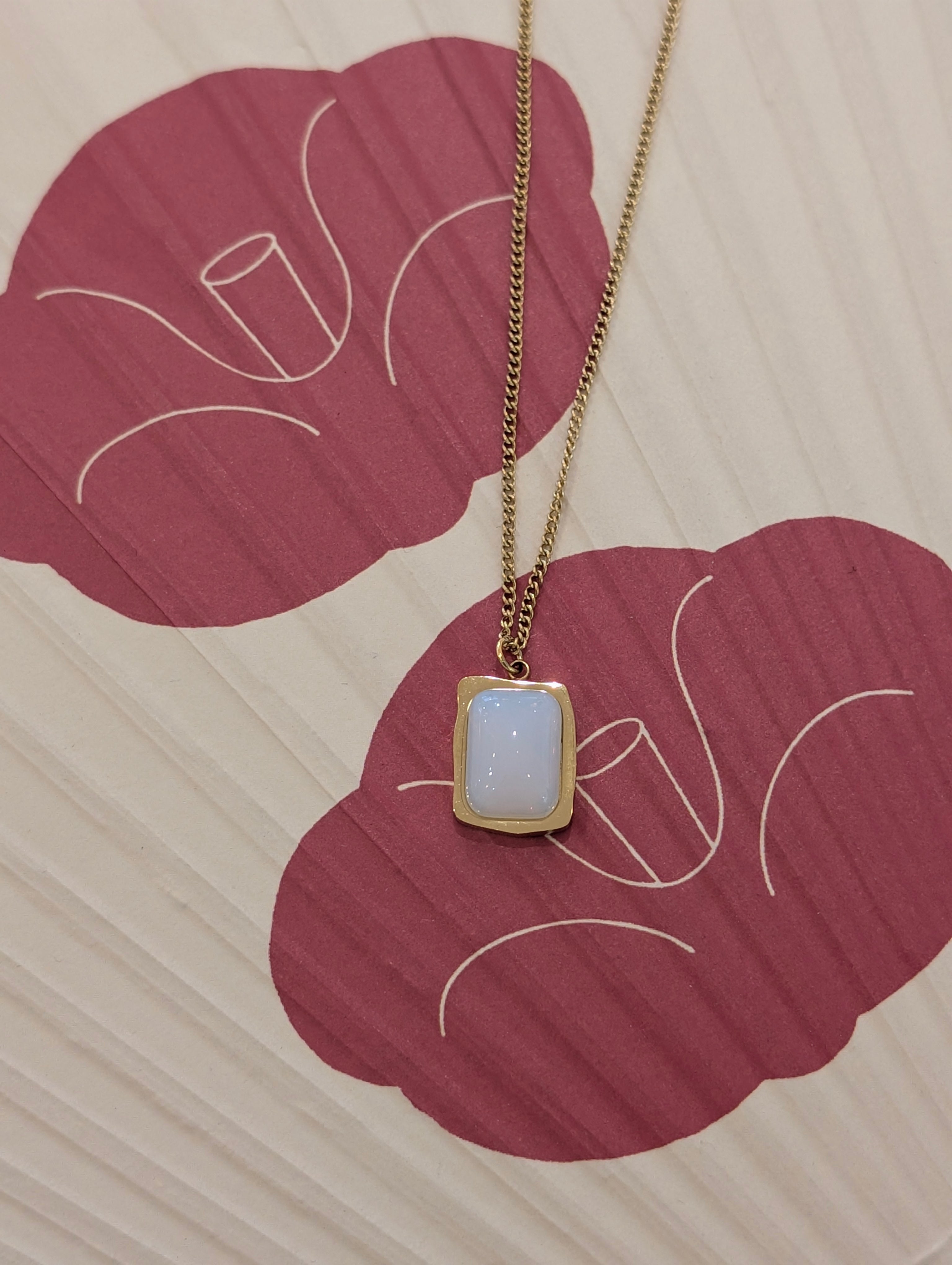 Serene Ocean Stainless Steel Necklace
