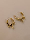 Mercury Drip Hoop Earrings