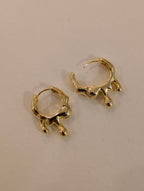 Mercury Drip Hoop Earrings