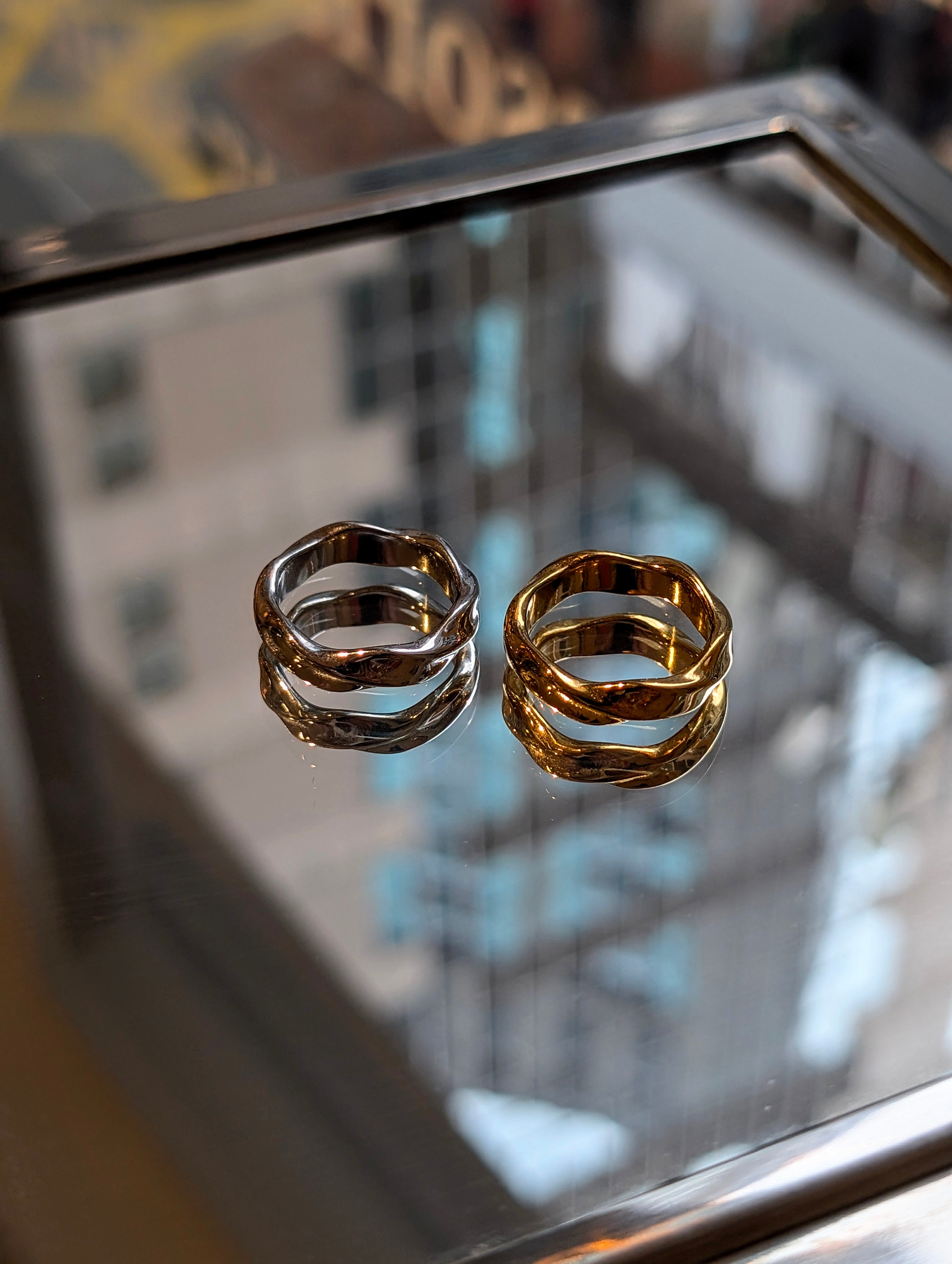 Unisex Stainless Steel Band Ring