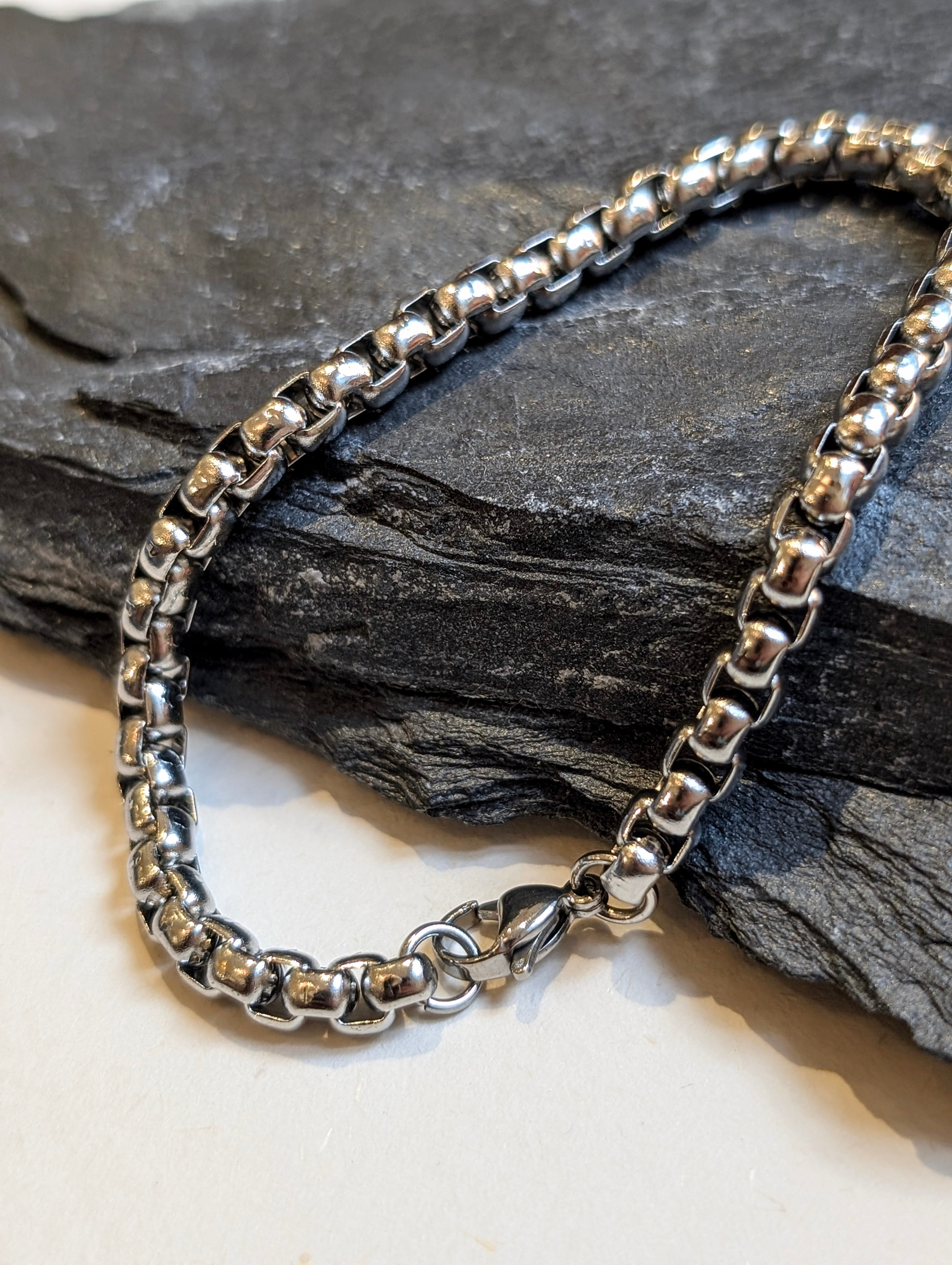Stainless Steel Chain Bracelet - Men