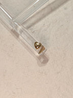 Mini heart 925 silver ball back piercing（1PC）
