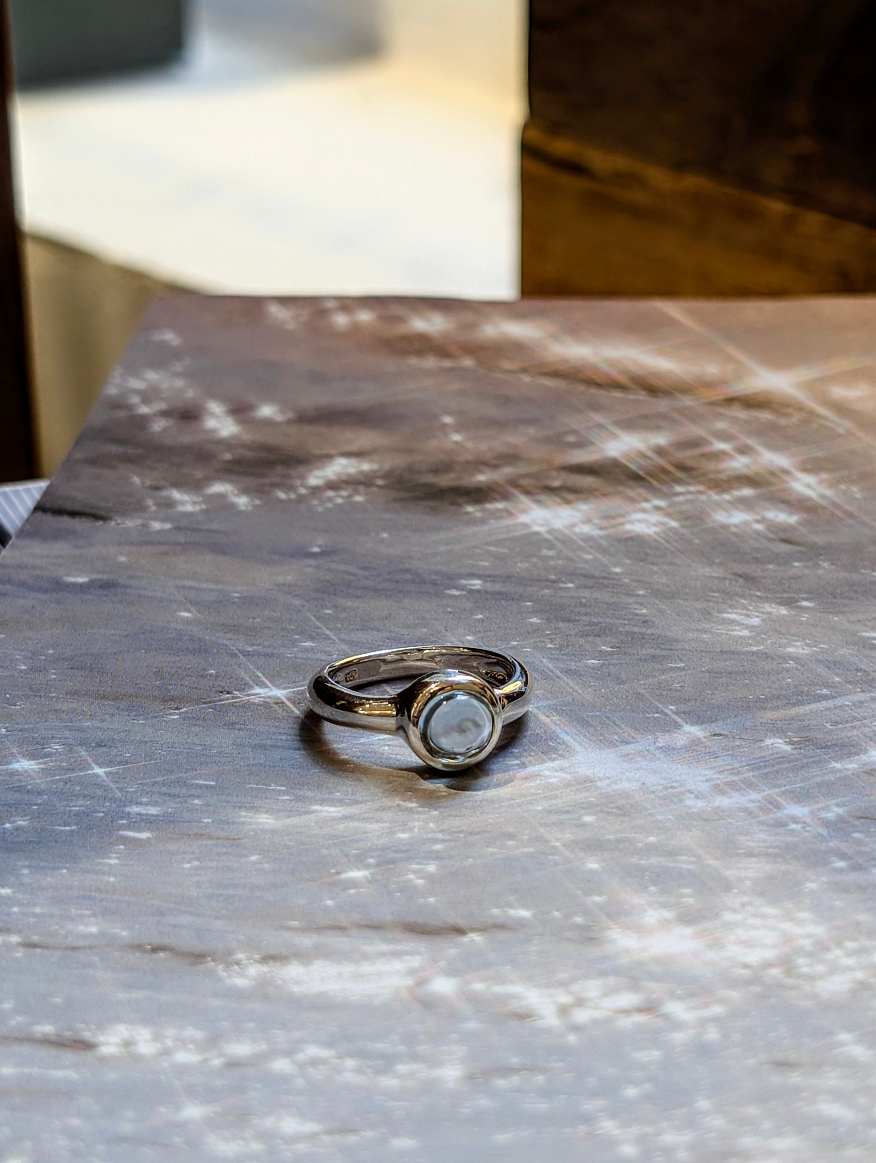 Blue Topaz 925 Silver Ring