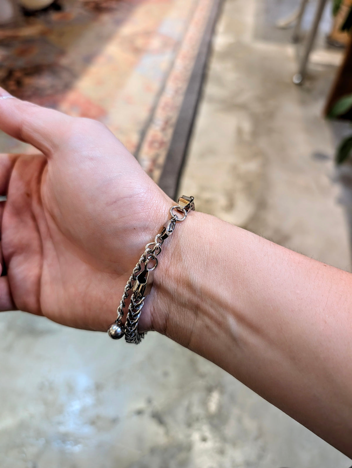 Classic Franco Mesh Stainless Steel Bracelet