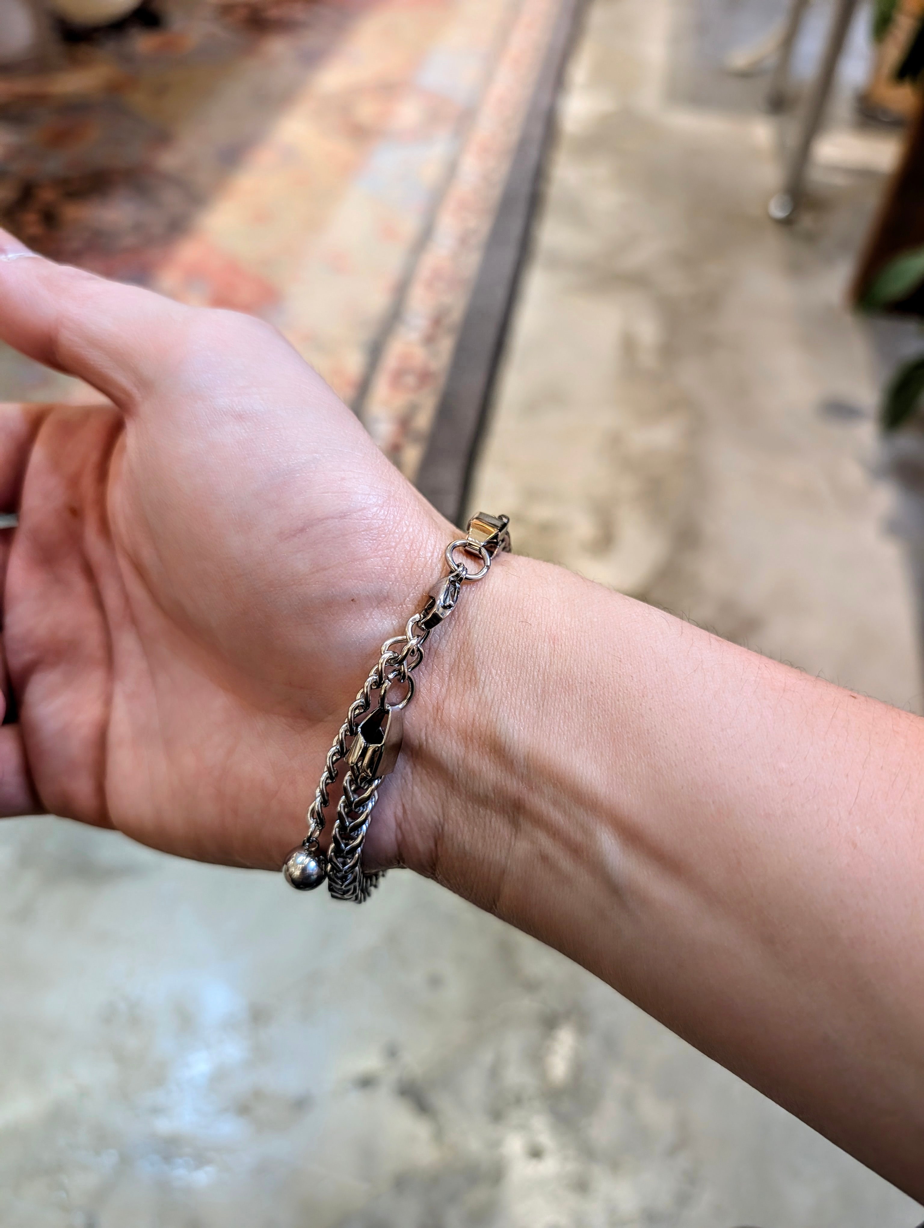 Classic Franco Mesh Stainless Steel Bracelet