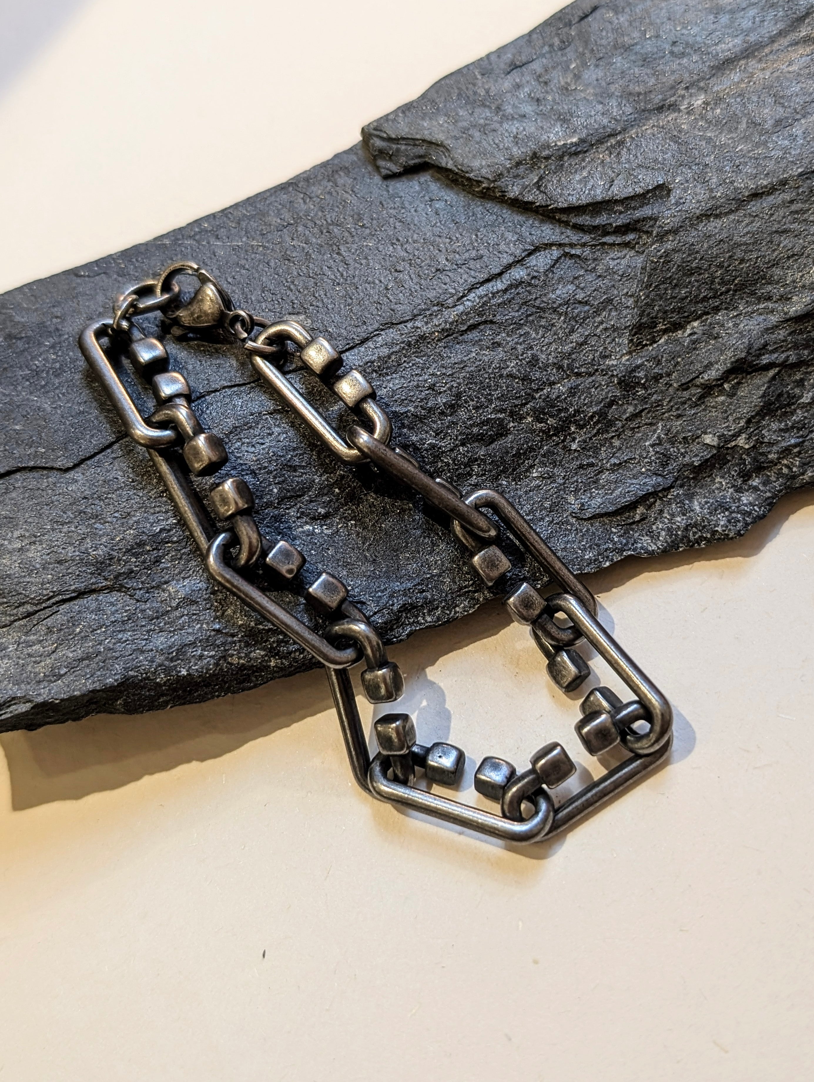 Cub Chain Stainless Steel Bracelet - Men