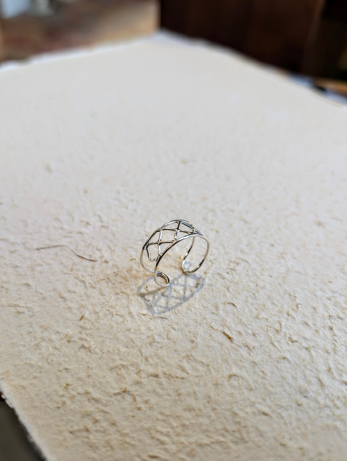 Gridline 925 Silver Ring