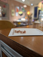 Double wavy 925 silver earrings
