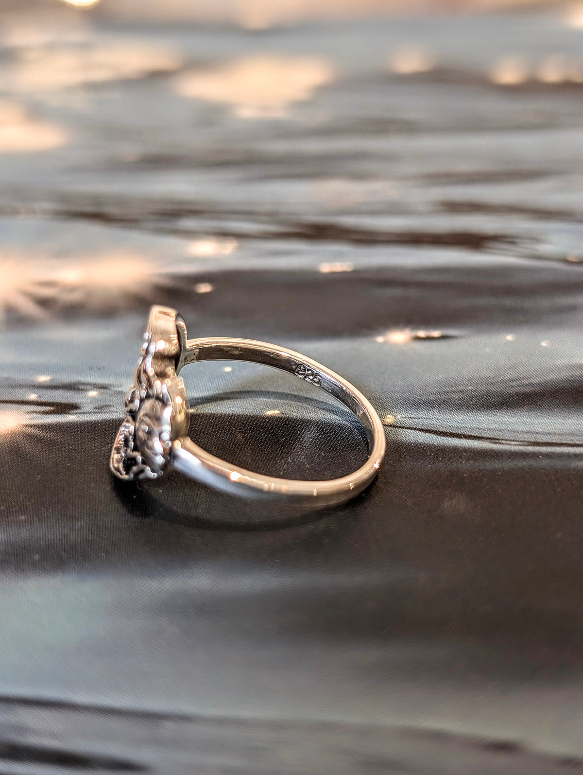 Sol & Luna Eclipse Sterling Silver Ring