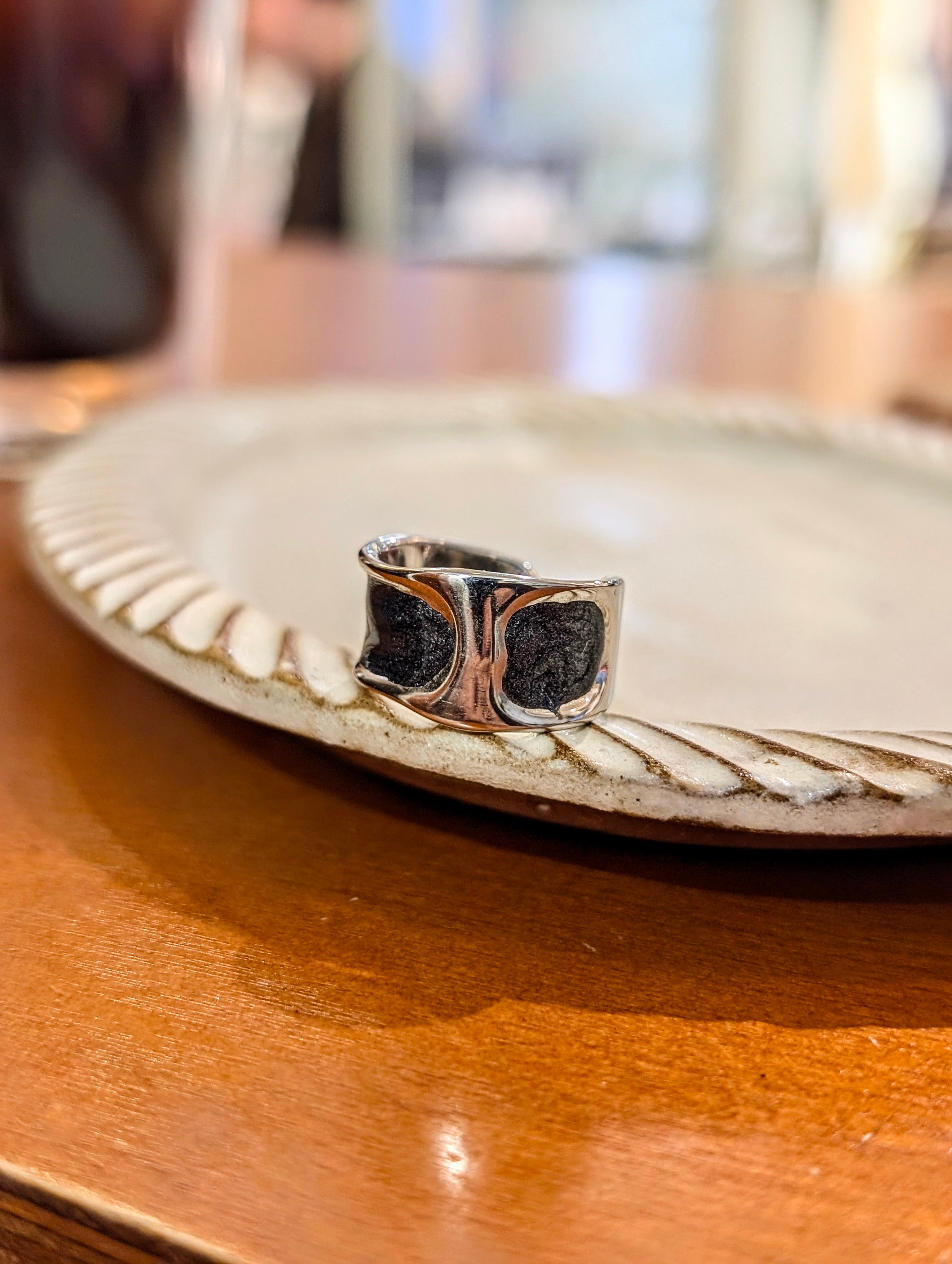Magma Flow Stainless Steel Ring