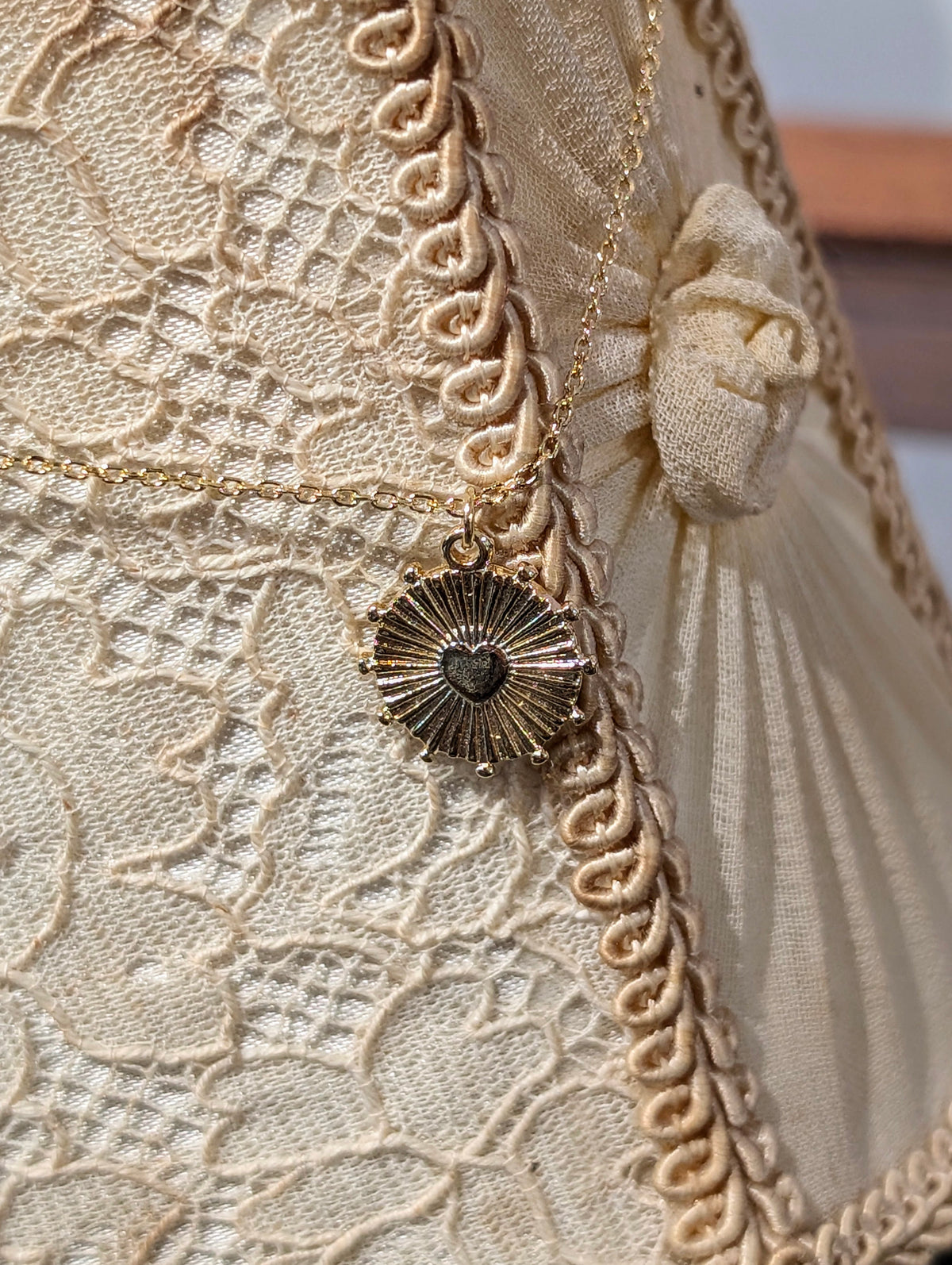 Sunburst Heart Necklace