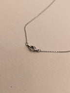 Eye rainbow stud brass necklace