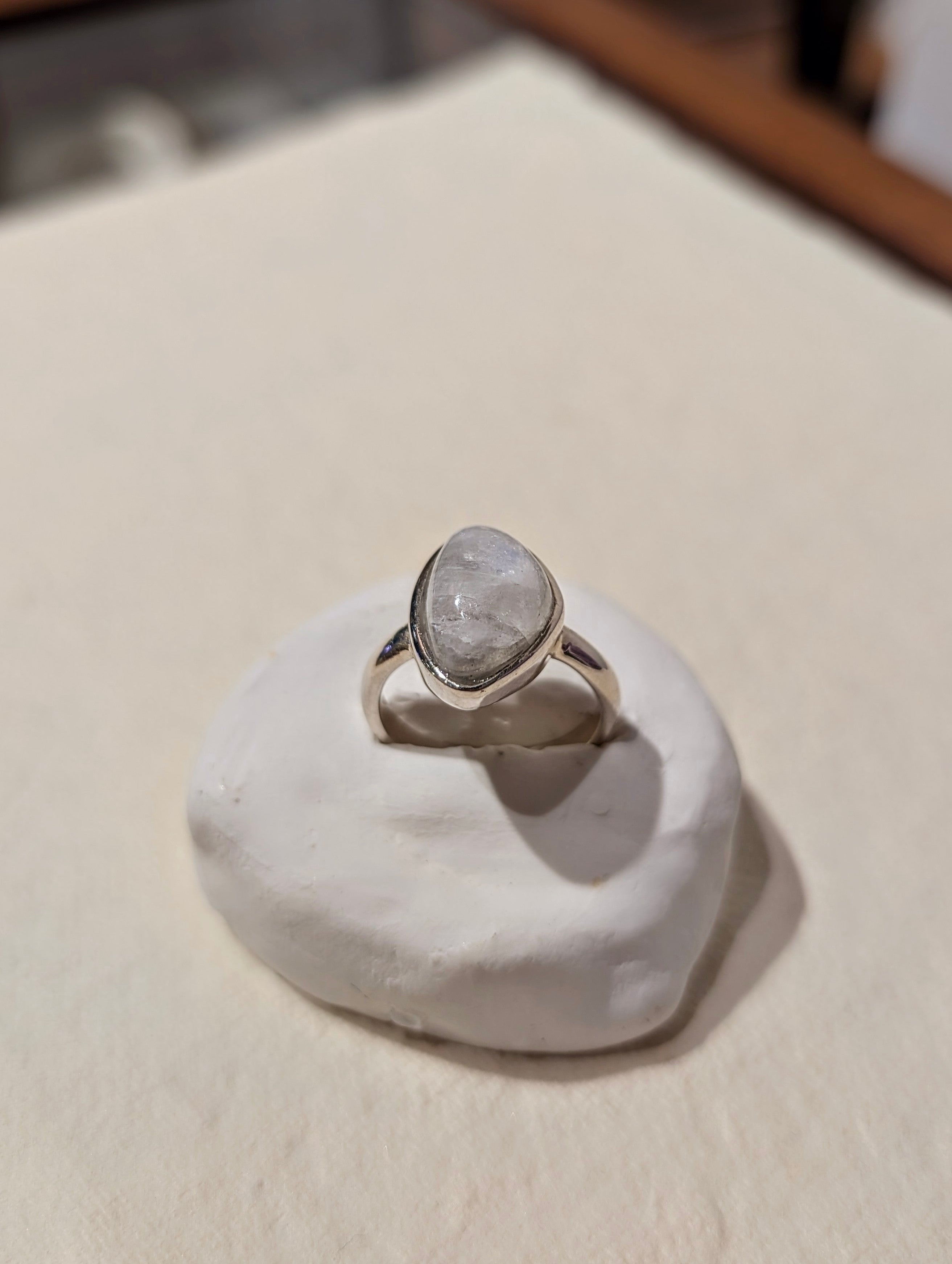 Moonstone 925 silver ring