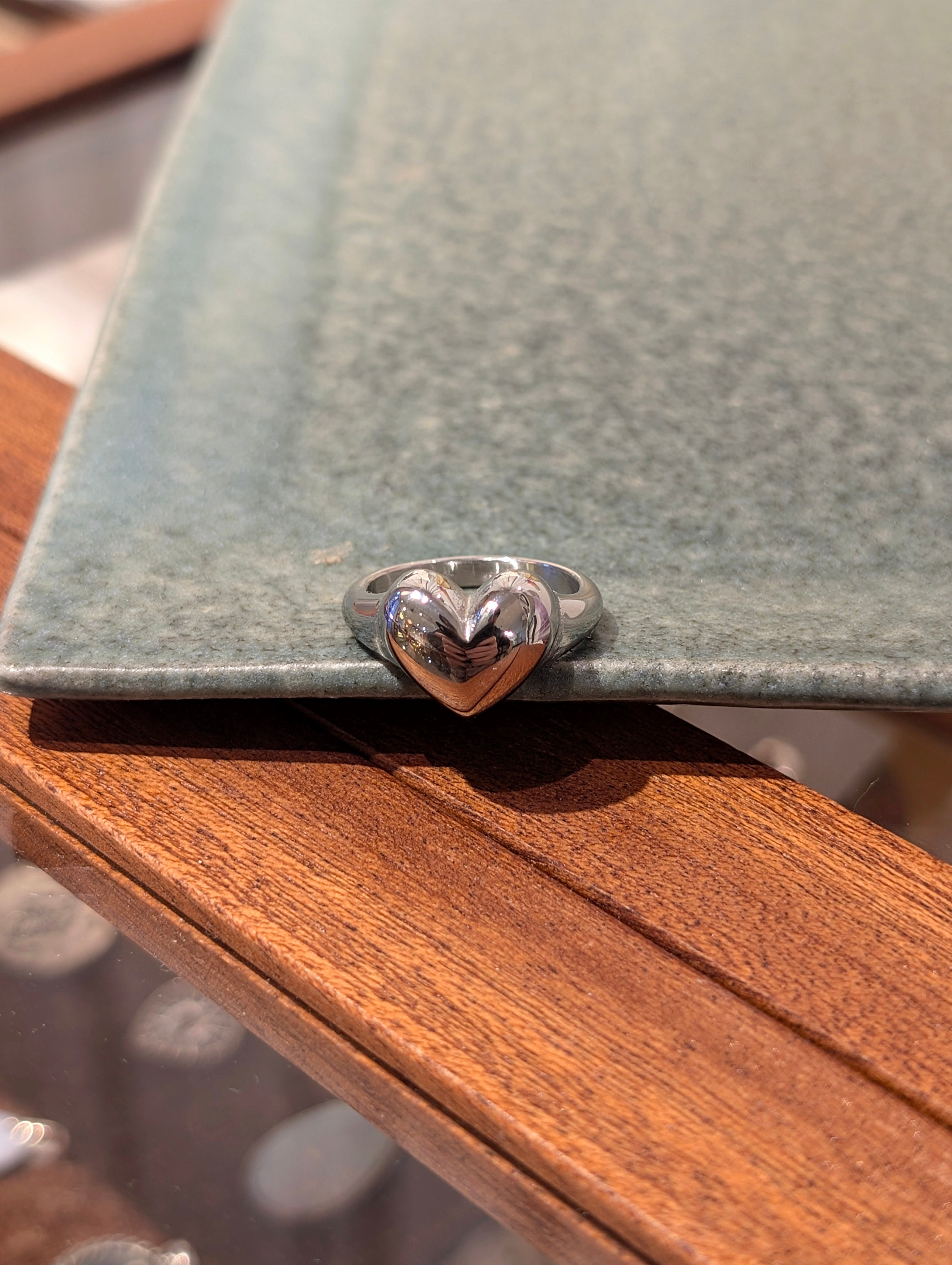 Everyday Heart Stainless Steel Ring