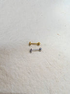 Mini star cz 925 Silver Earring Piercing (1pc)