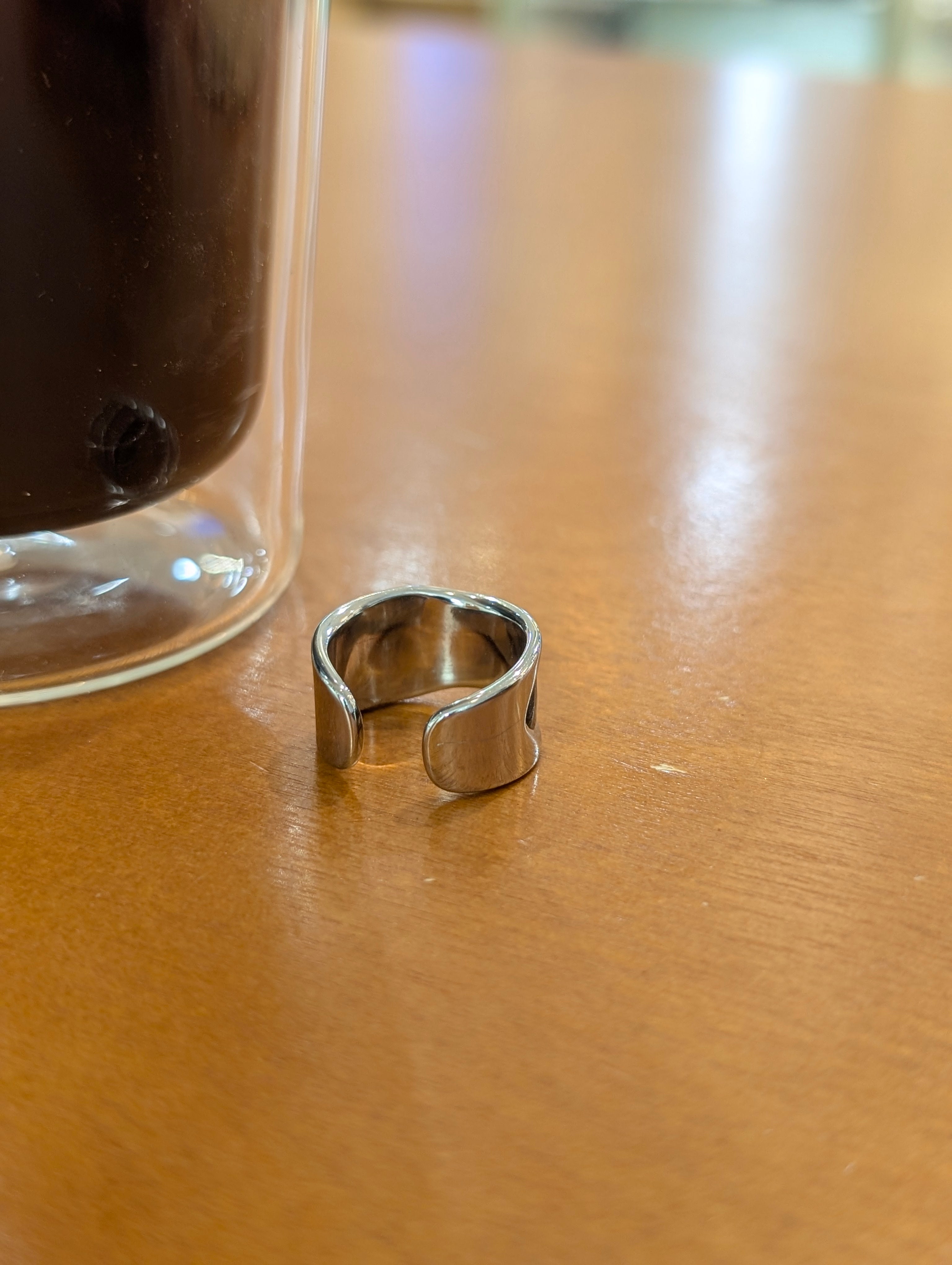 Magma Flow Stainless Steel Ring