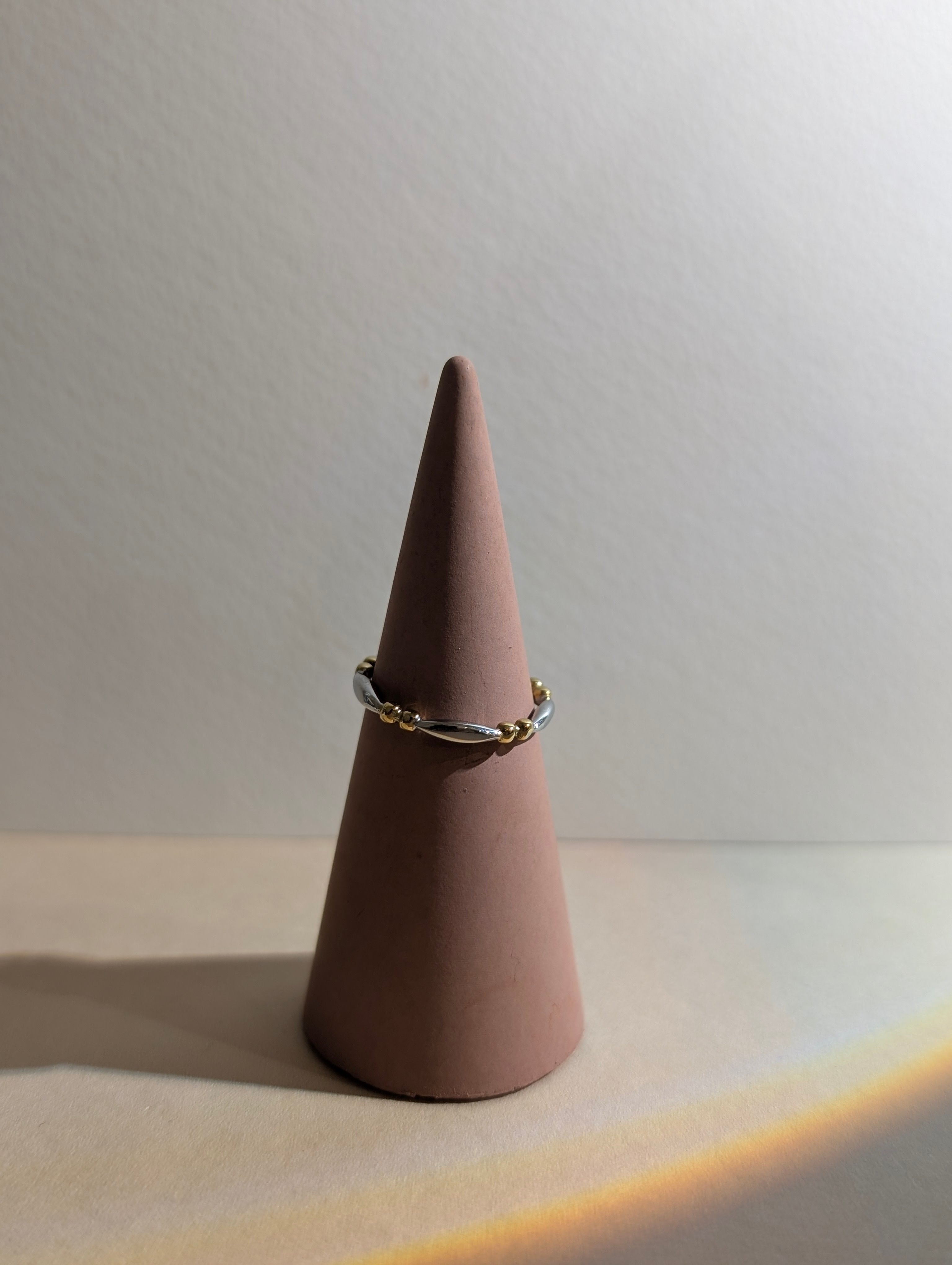 Mix colour stainless steel ring