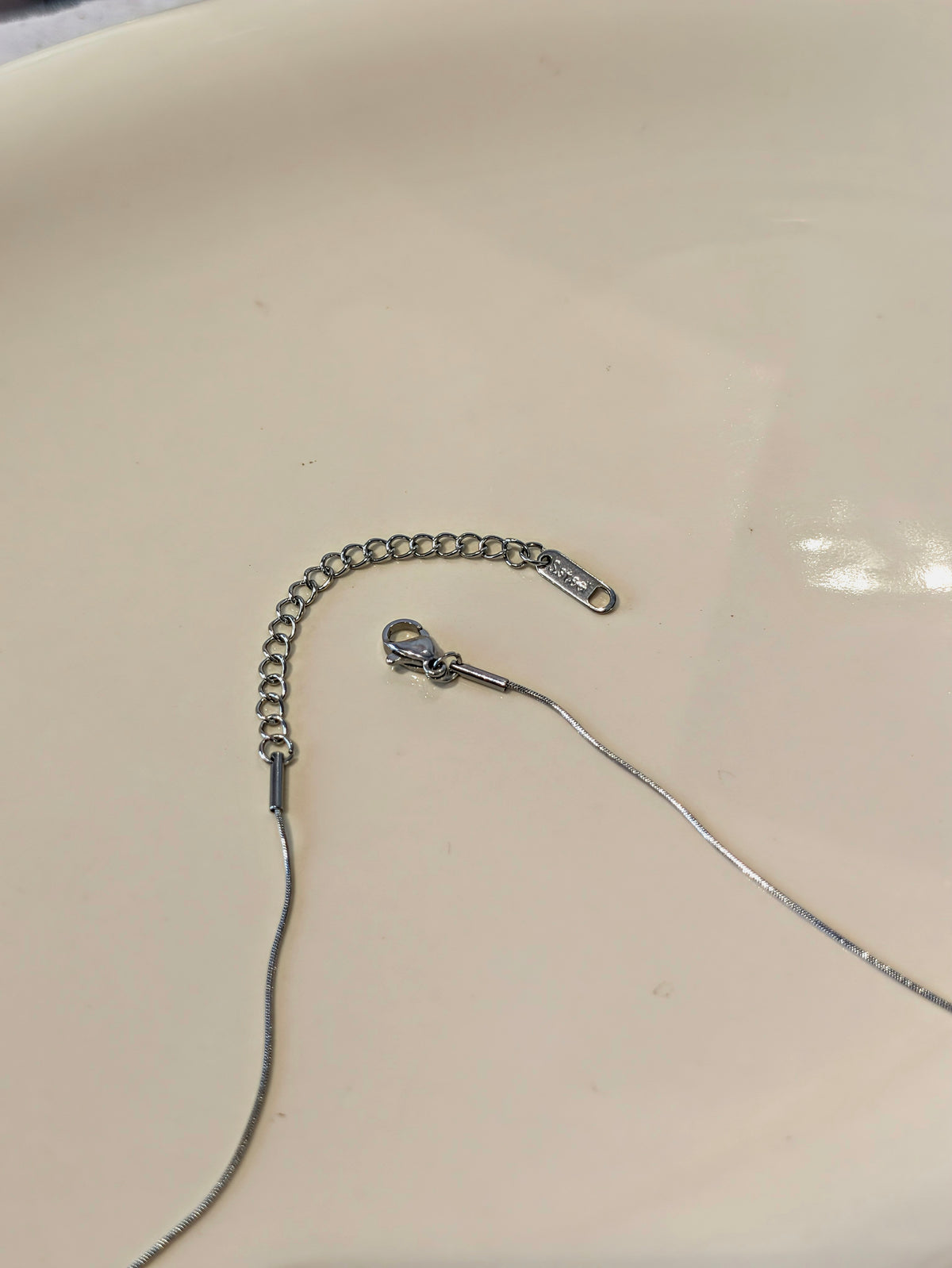 Ember Beaded Stainless Steel Necklace