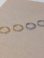 Echo Baguette Hoop Earrings