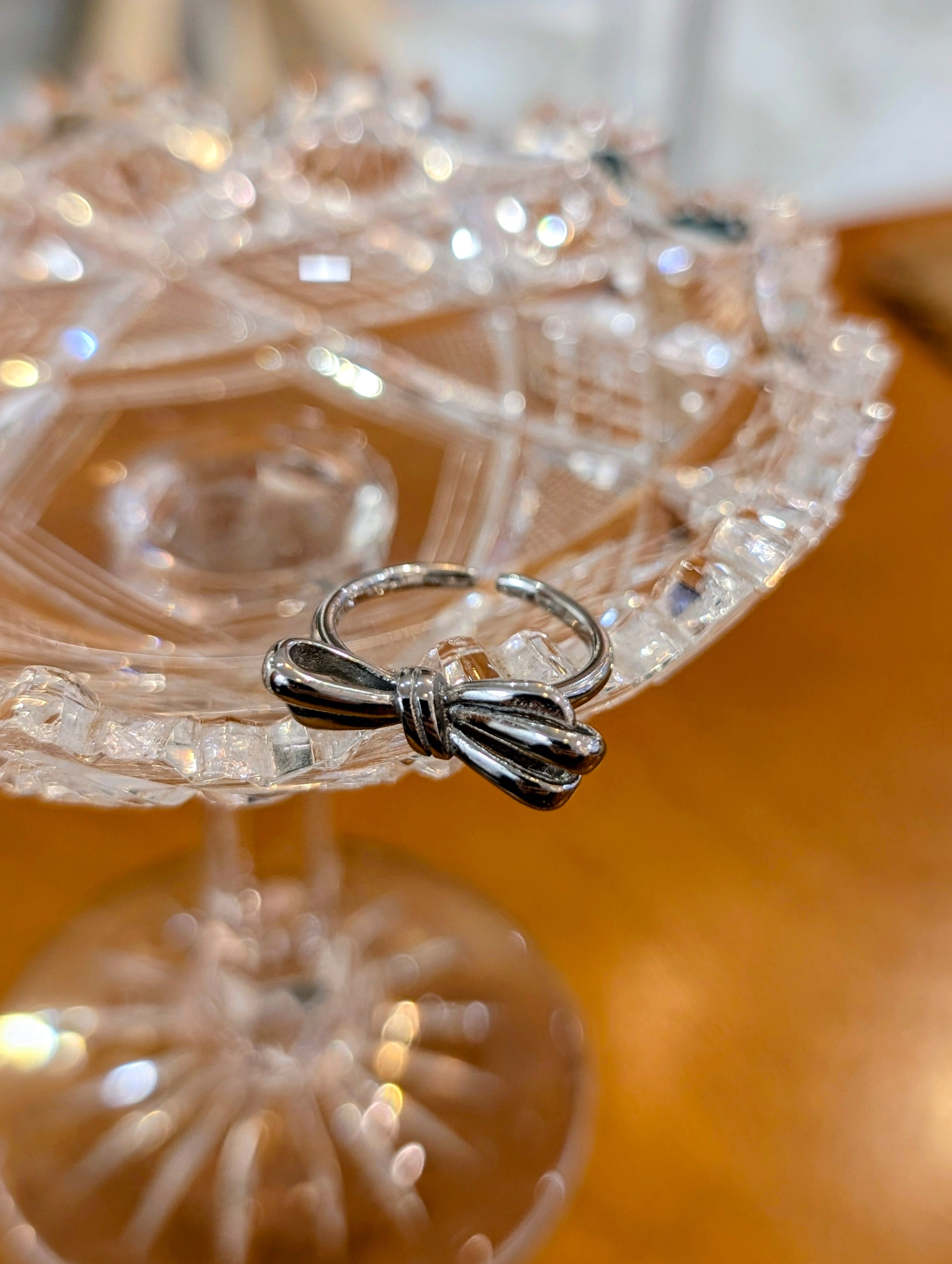 Stainless Steel ribbon open size ring