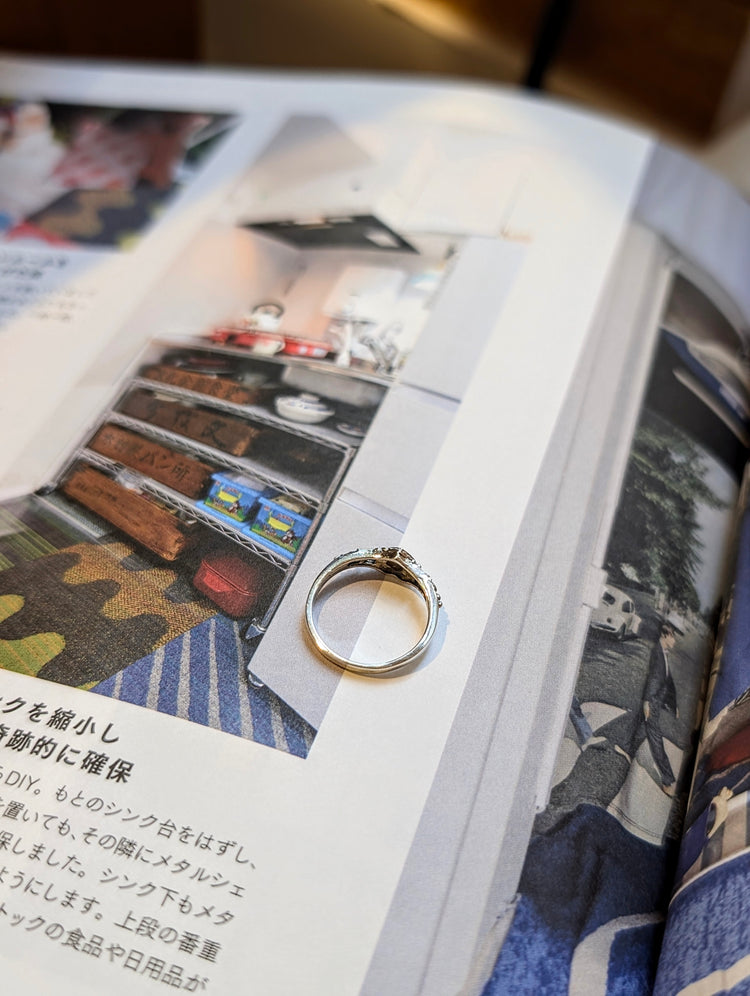 Heart 925 silver pinky ring