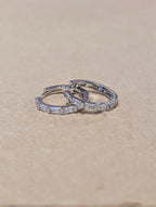 Echo Baguette Hoop Earrings