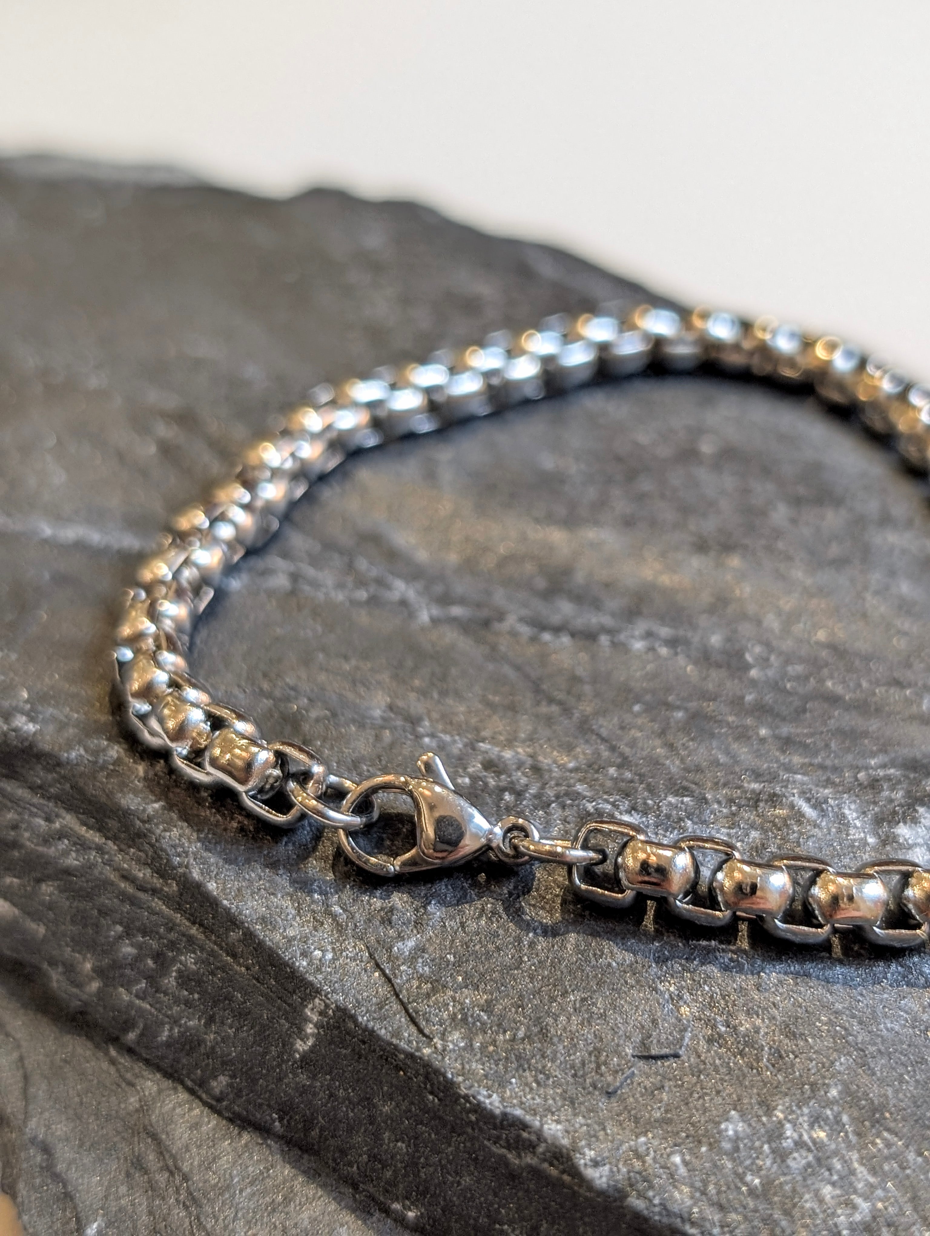 Stainless Steel Chain Bracelet - Men