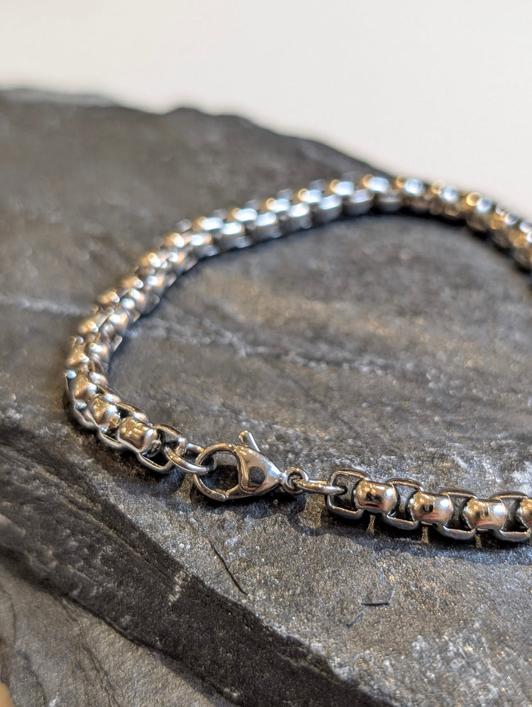 Stainless Steel Chain Bracelet - Men