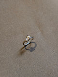 Knot 925 silver pinky ring
