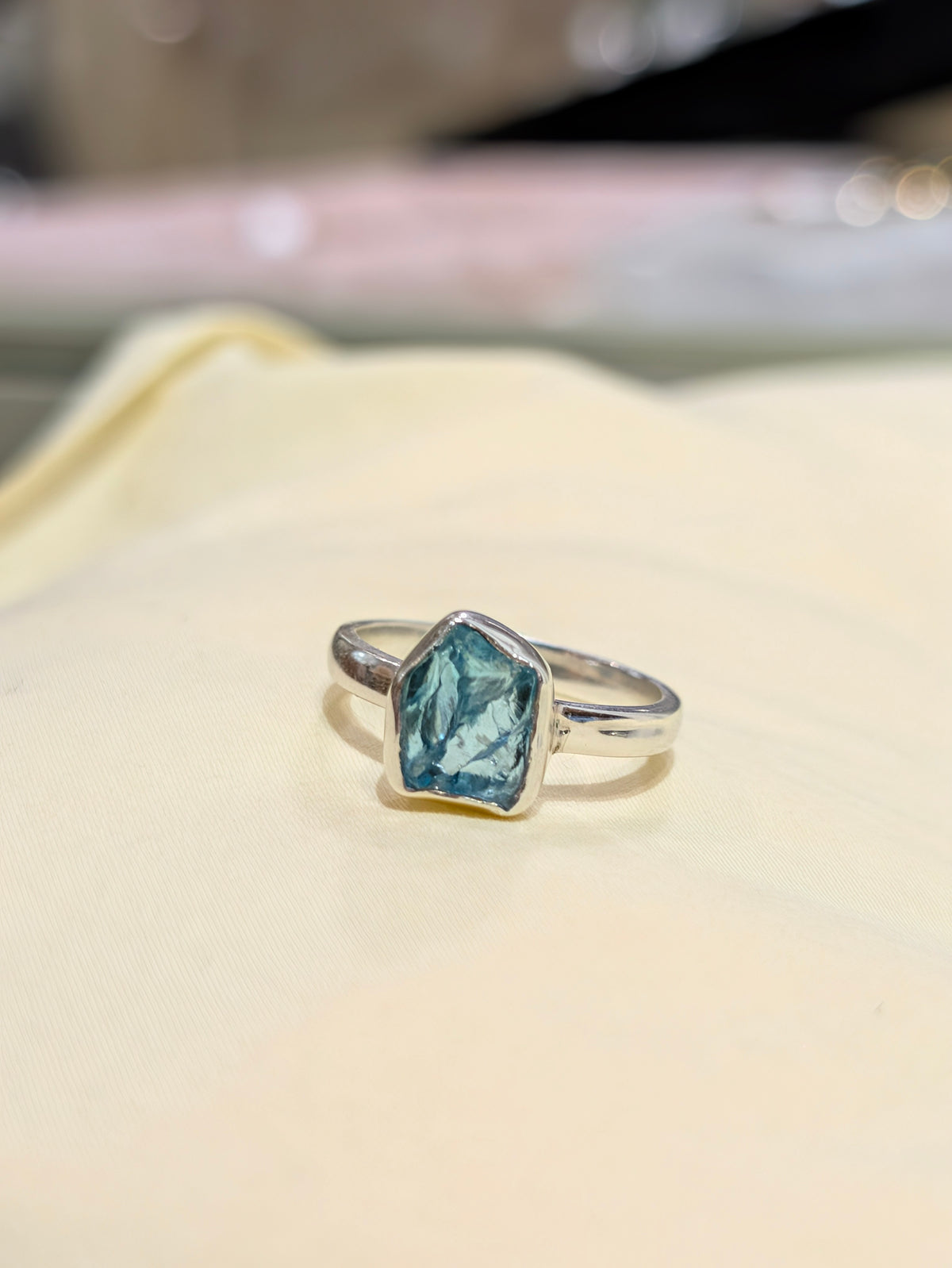 Apatite 925 Silver Ring