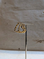 Heart-Shaped Hoop Stainless Steel Earrings