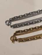 Foundry Double Link Stainless Steel Necklace