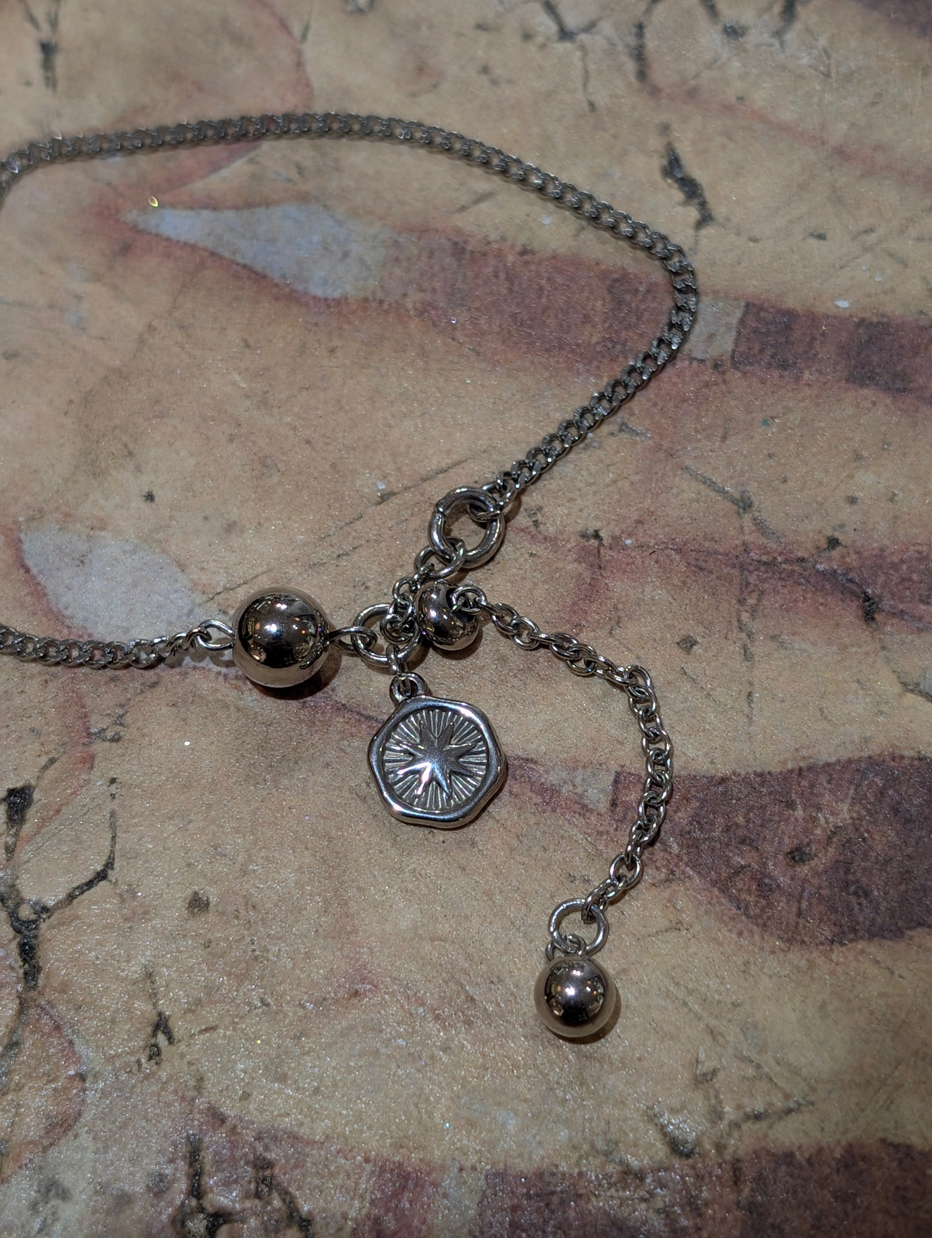 Orbit Charm Stainless Steel Bracelet