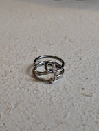Ember Knot 925 Silver Ring