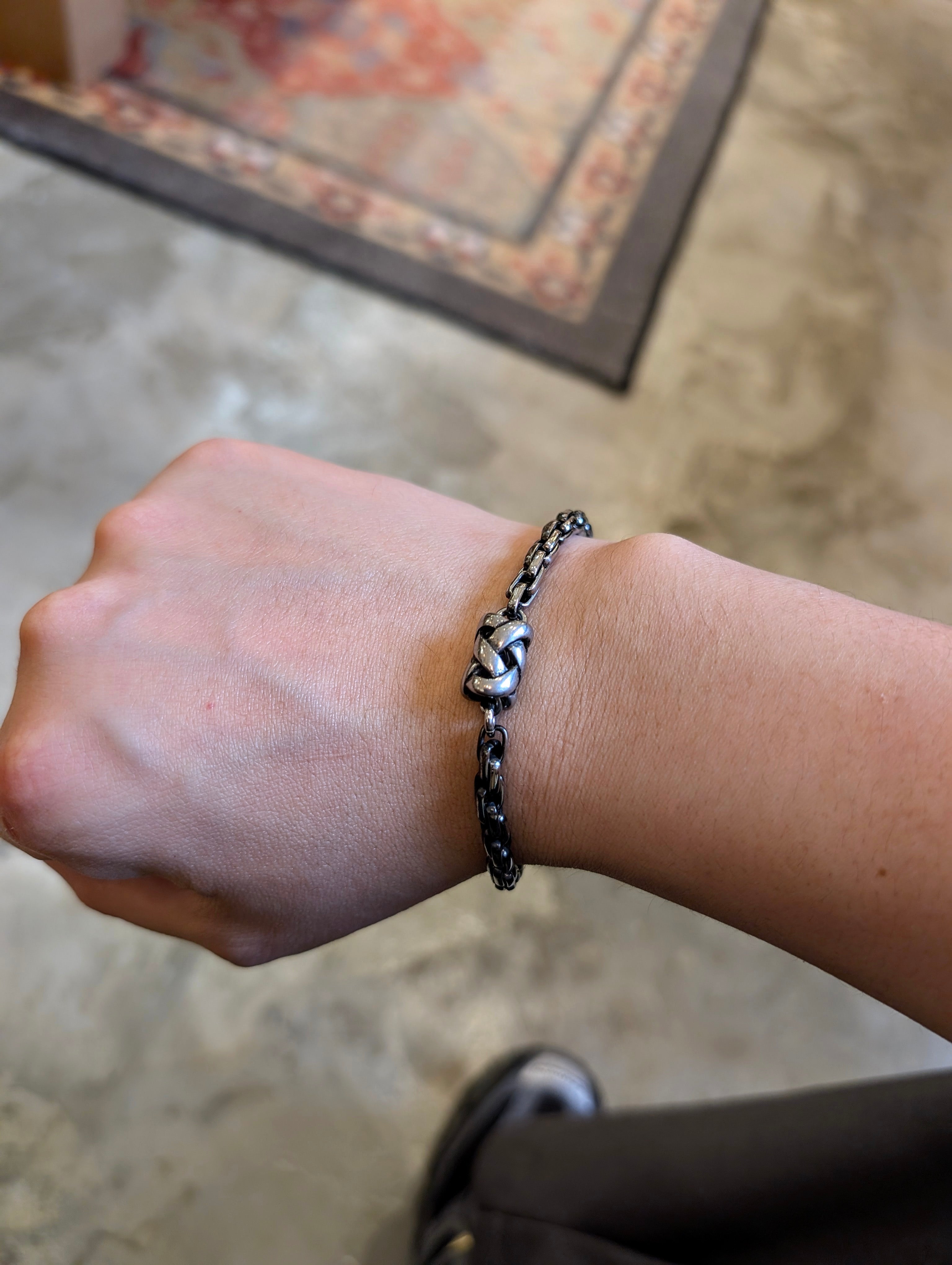 Black Chain Stainless Steel Bracelet - Men