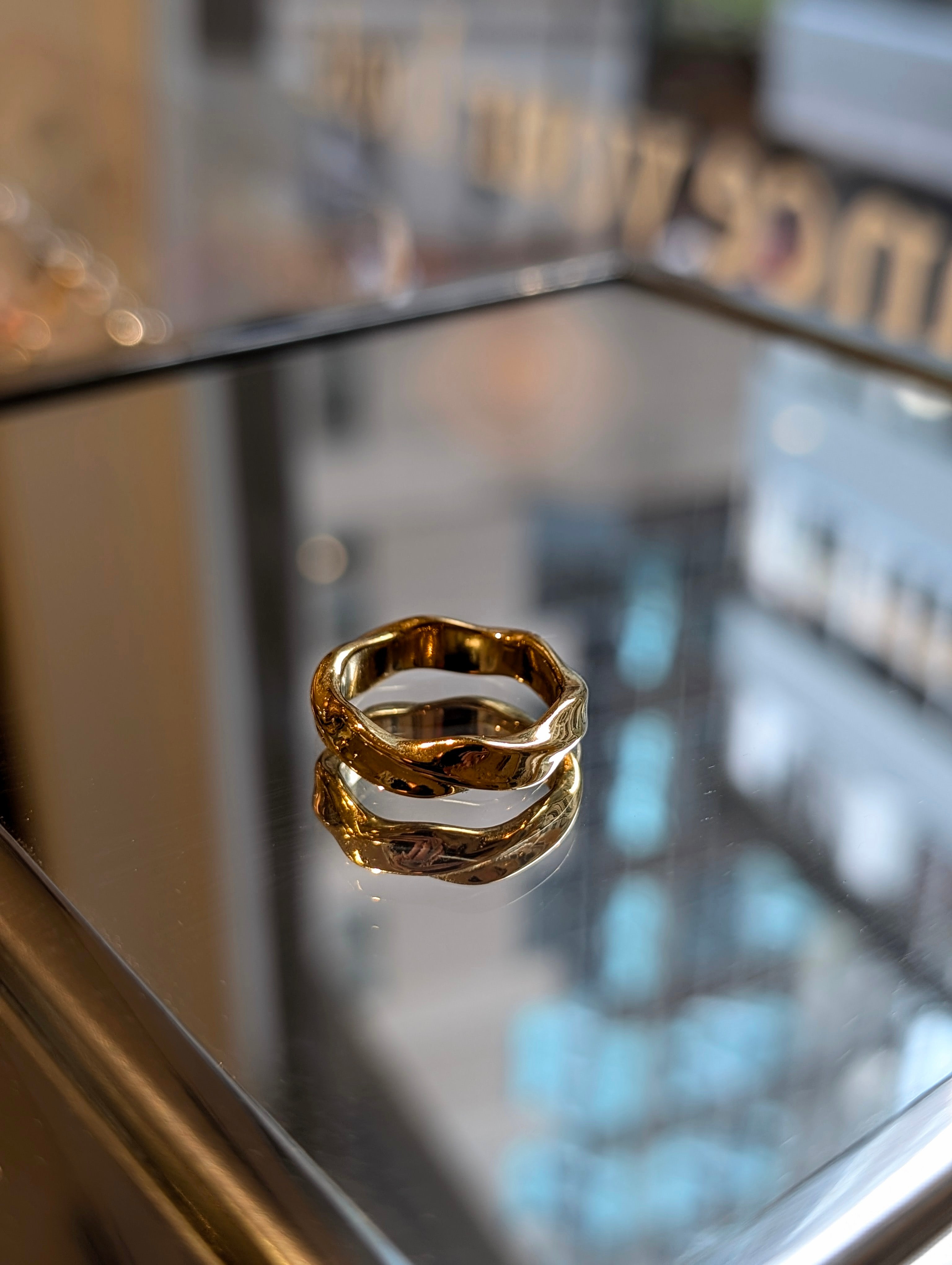 Unisex Stainless Steel Band Ring