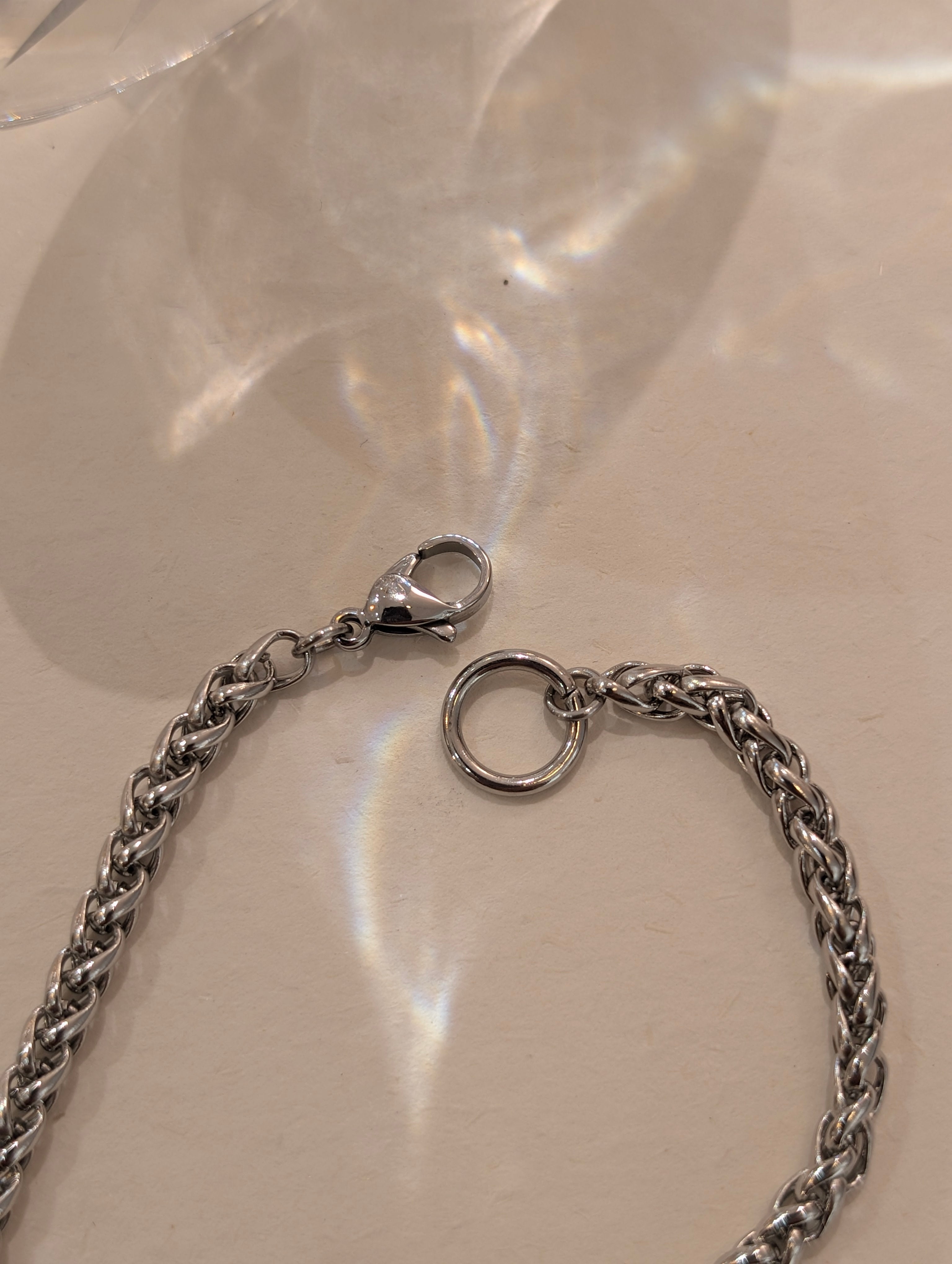 Mix tone stainless steel bracelet
