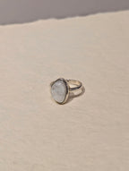 Moonstone 925 silver ring