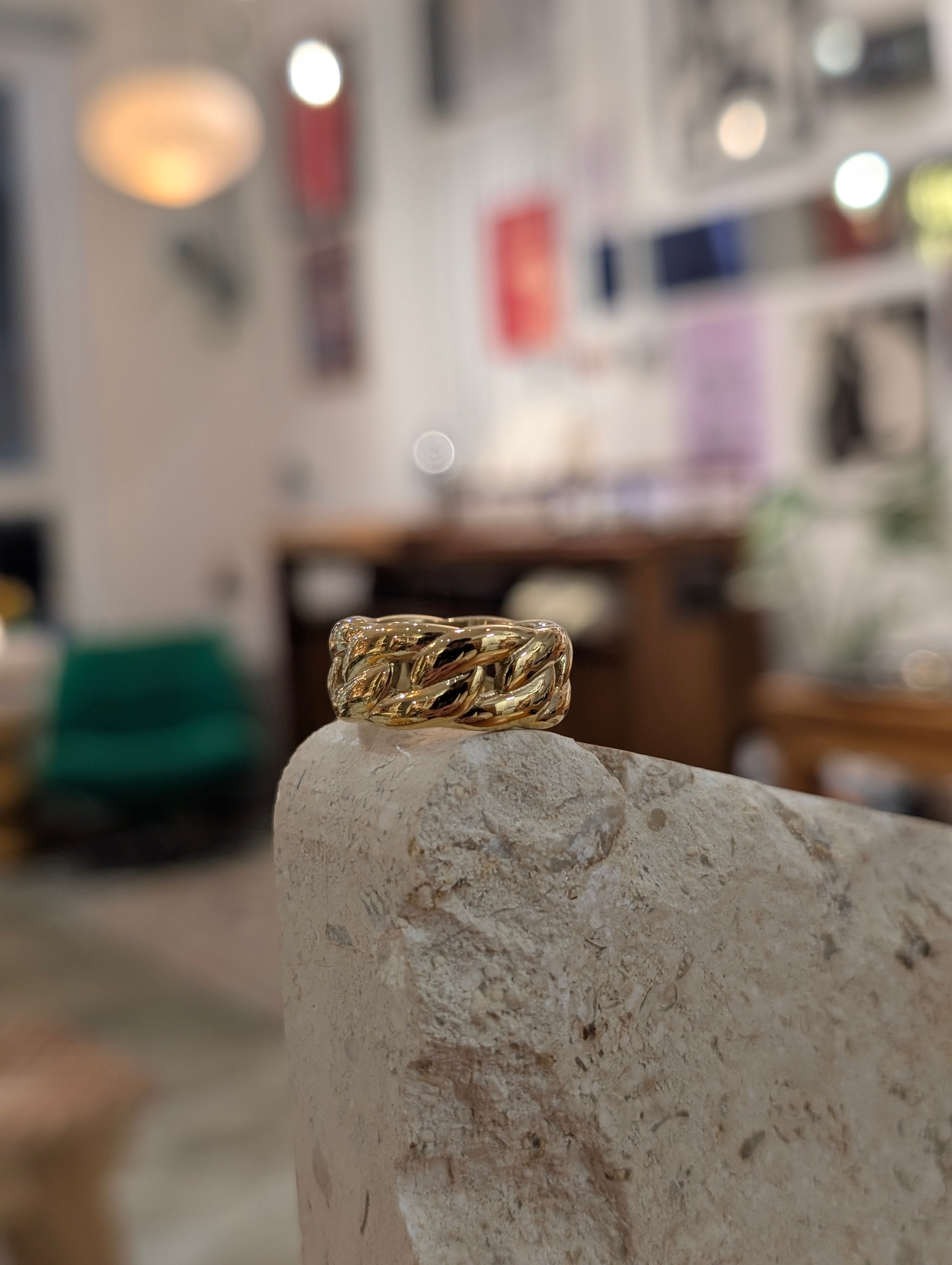 Interlock stainless steel ring