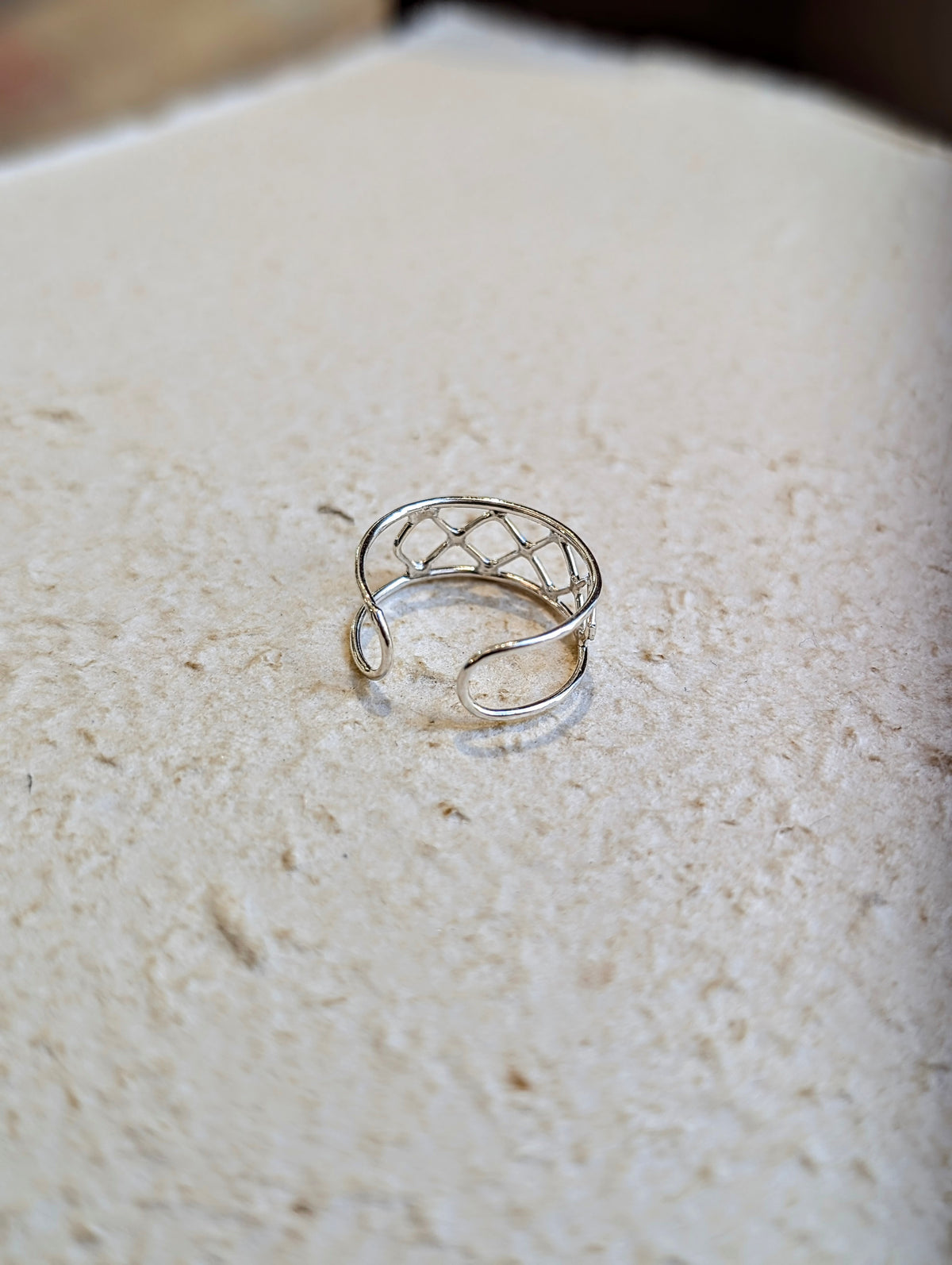 Gridline 925 Silver Ring