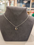 Combined heart ❤️ 2 necklaces (set)