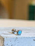 Beaded inlay stud Surgical Steel Piercing (1pc)