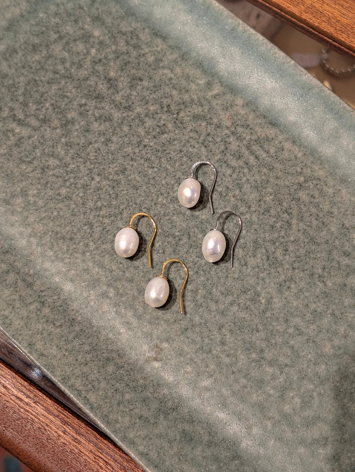 Luna drop hook earrings