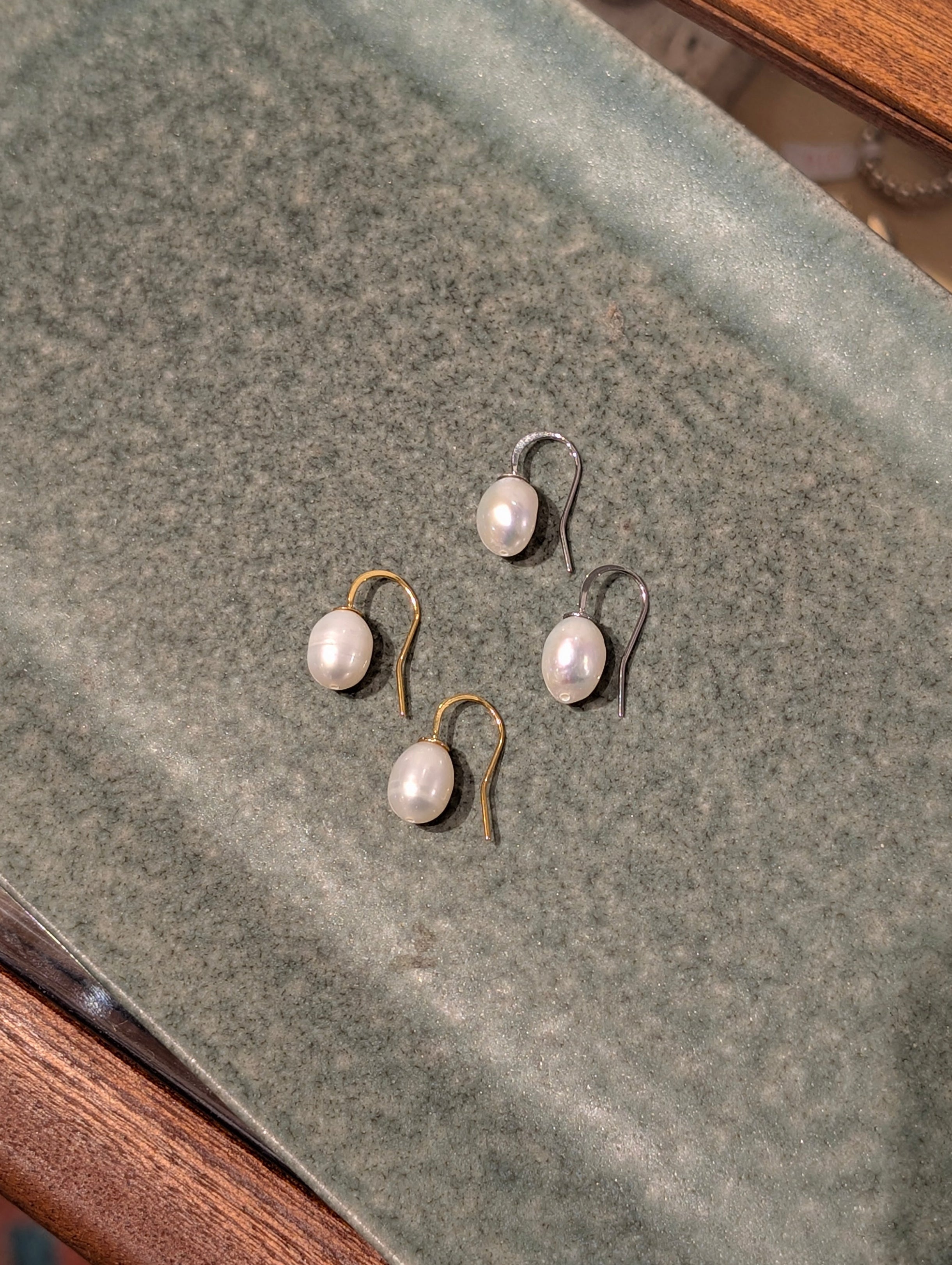 Luna drop hook earrings