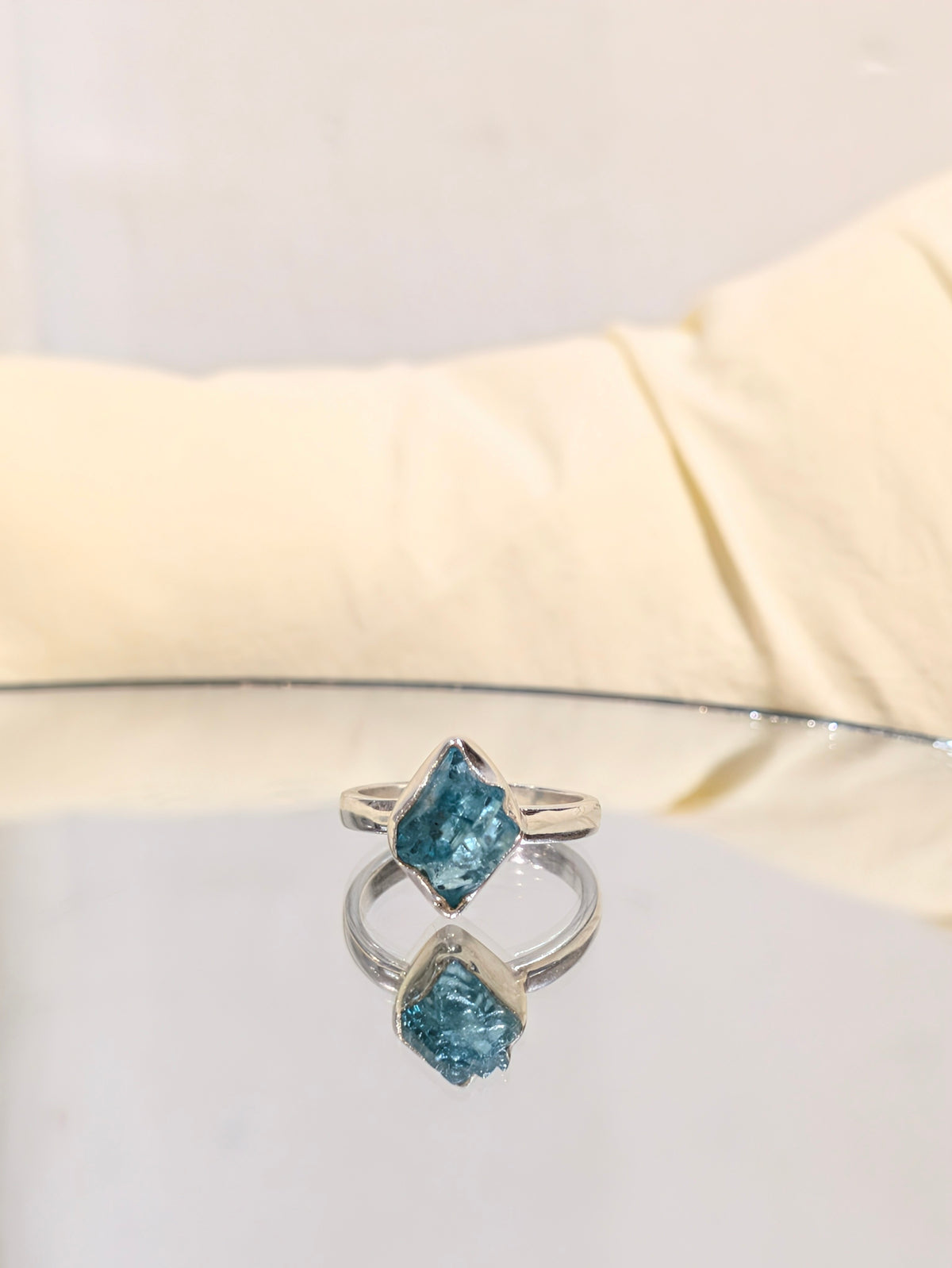 Apatite 925 Silver Ring