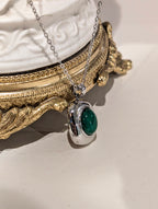 Evergreen stainless steel necklace