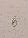 Flora Pavé 925 Silver Pinky Ring